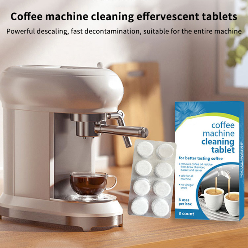 Backflush Tablet Cleaner - แท็บเล็ตทำความสะอาดเครื่องชงกาแฟเอสเพรสโซ น้ำยาขจัดคราบตะกรัน น้ำยาทำความสะอาดแบบ Backflush น้ำยาขจัดคราบน้ำมัน สำหรับการดูแลเครื่องชงกาแฟ