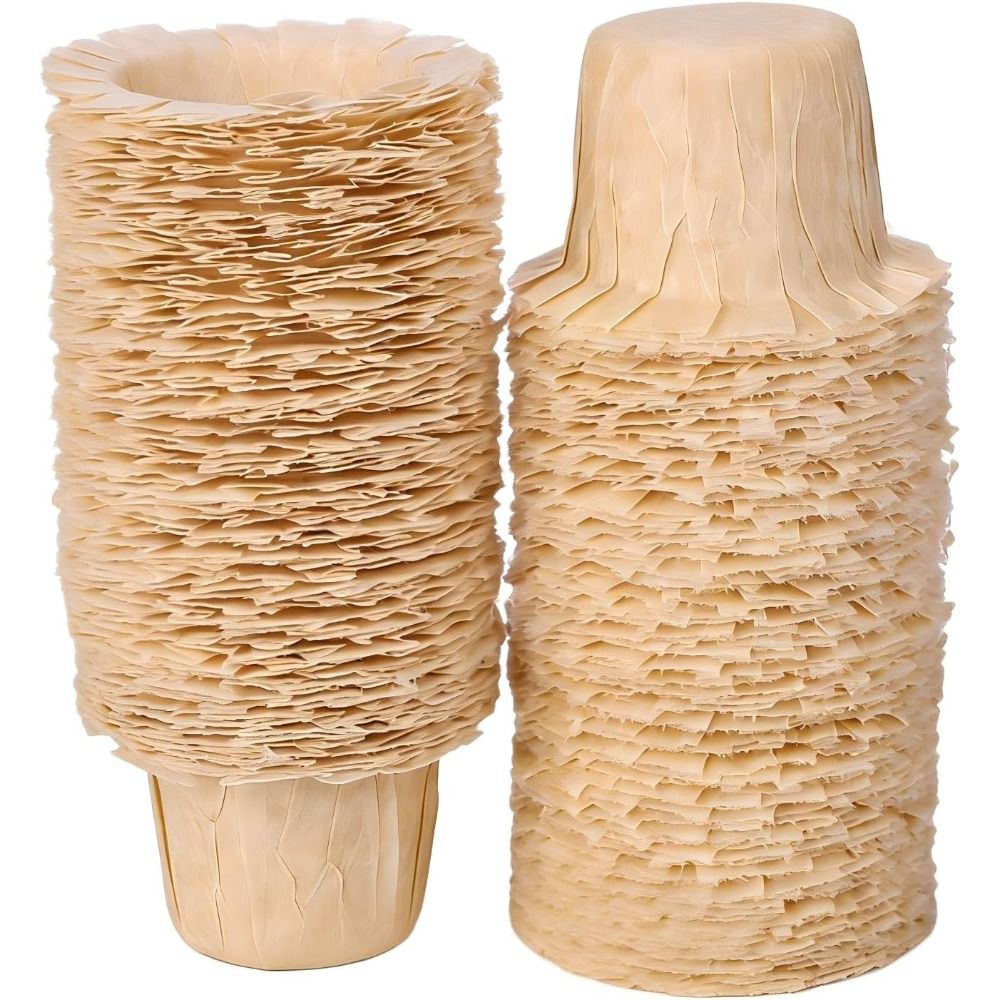 Coffee Equipment Filter - 50/100 ชิ้น กระดาษกรองกาแฟแบบใช้แล้วทิ้ง ทำจากวัสดุธรรมชาติ สะดวกสำหรับเปลี่ยนใช้กับเครื่องชงกาแฟแบบ K-Cup