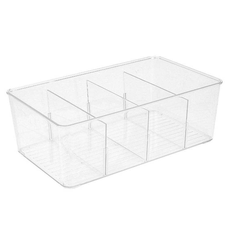 Coffee Equipment Organizer - กล่องเก็บของกระเป๋าชาพร้อมฝาสำหรับใช้ในสำนักงานอะคริลิคใส1ชิ้นช่องใส่กาแฟอุปกรณ์จัดระเบียบอเนกประสงค์