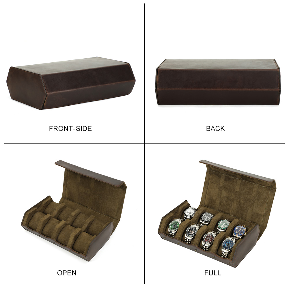 กล่องเก็บนาฬิกาหนังแท้สุดหรู 8 - Coffee Equipment Organizer บทวิจารณ์และราคา